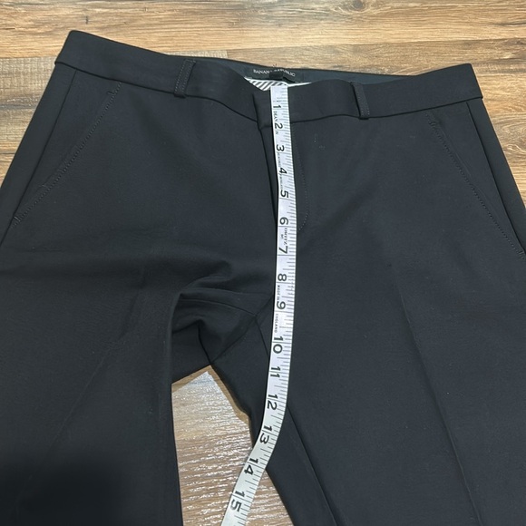 BANANA REPUBLIC WOMENS BRYAN DRESS PANTS BLACK SZ 8 - Picture 7 of 9